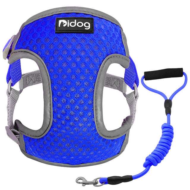 Nylon Mesh Reflective Dog Harness.