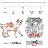 Adjustable Pet Harness Vest Set.