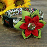 Dog Flower Adjustable Collar.