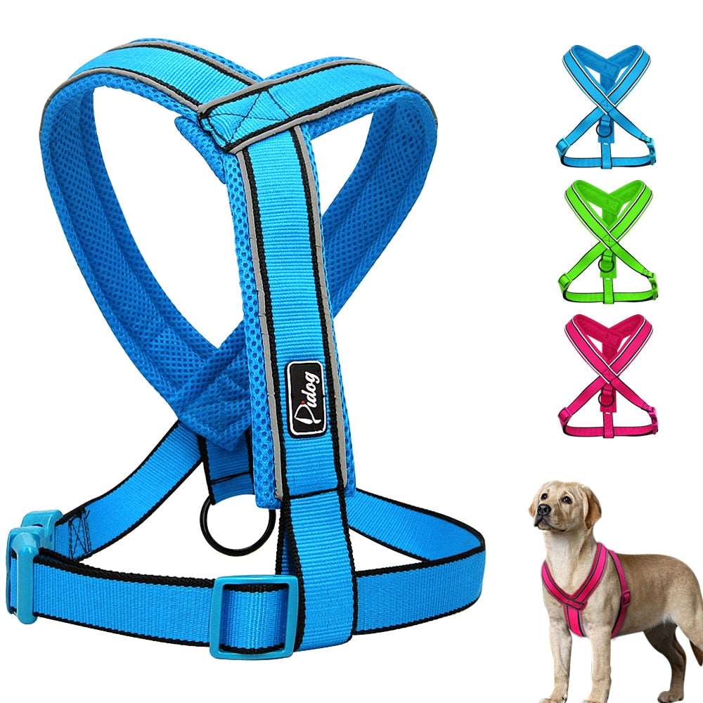 Nylon Reflective Soft Mesh Padded Harness Success.