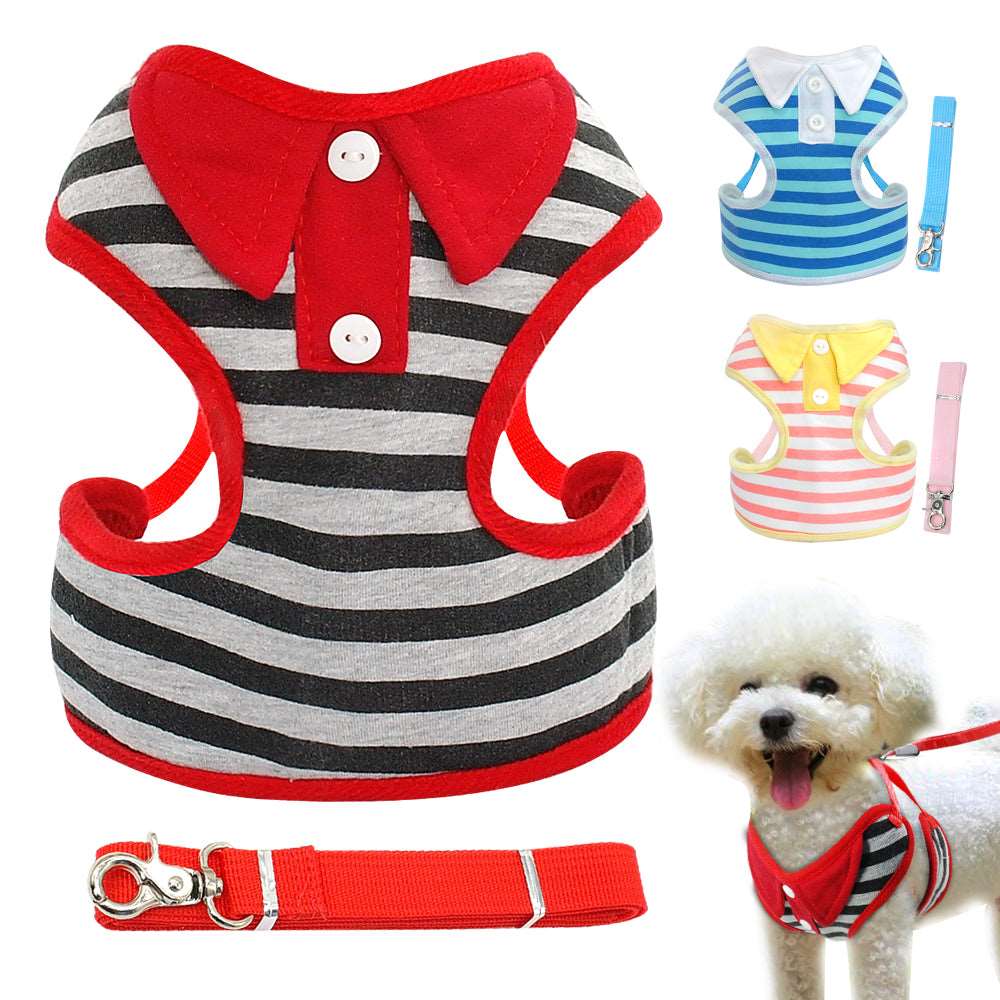 Button Up Breathable Dog Harness.