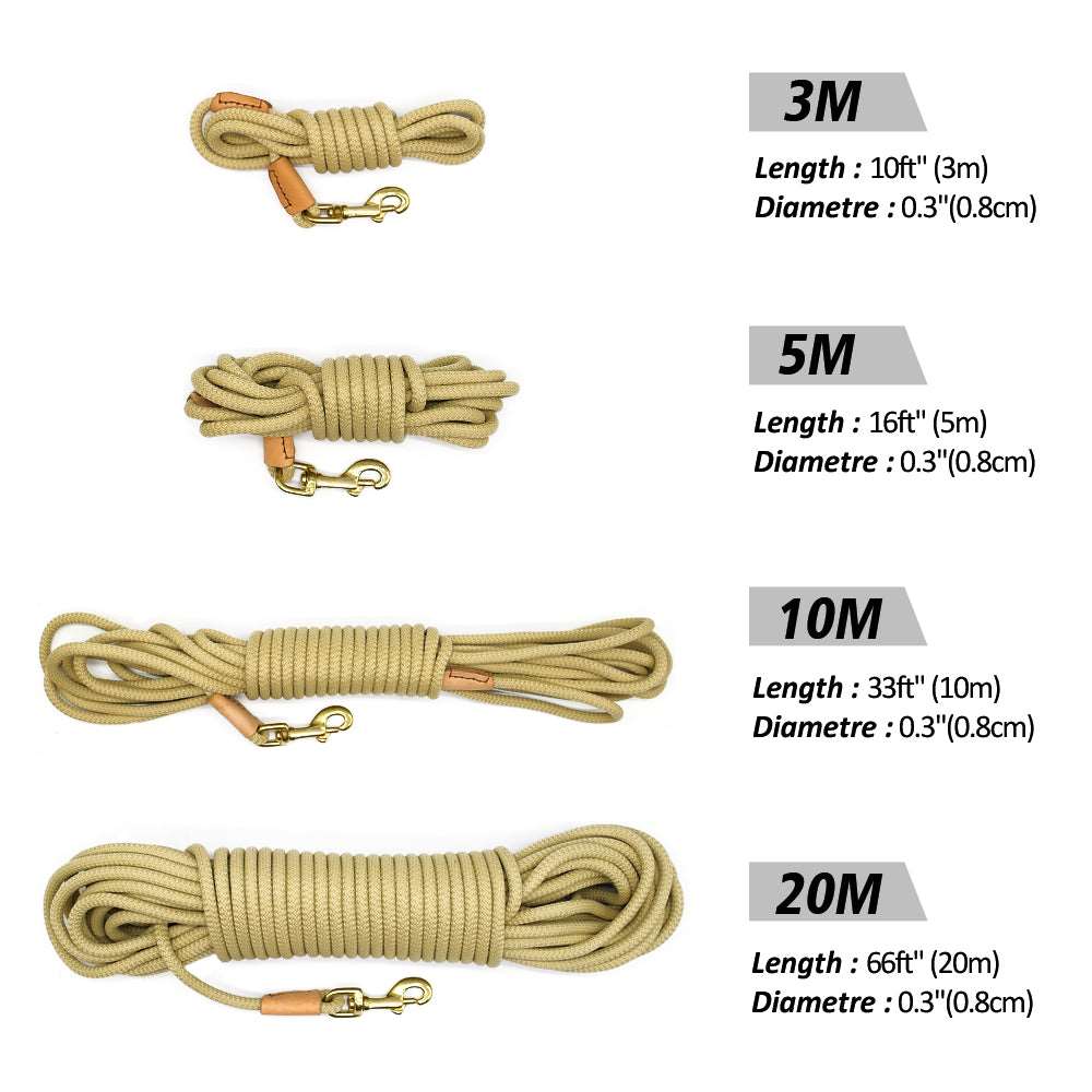Durable Dog Tracking Leash.
