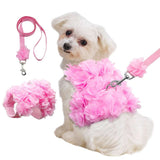 Pink Angel Puppy Harness Set