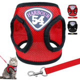Adjustable Pet Harness Vest Set.