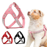 Rhinestone Dog Harness.