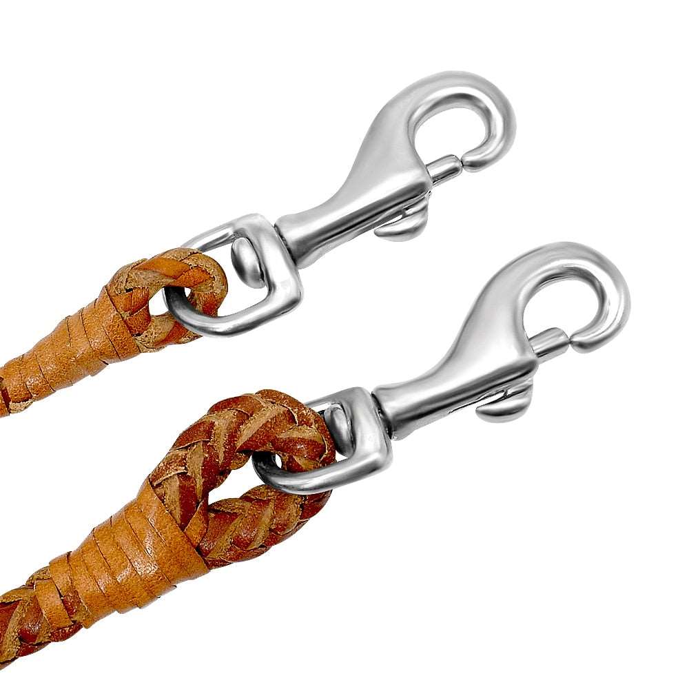 Rolled Braided Dog Leash.