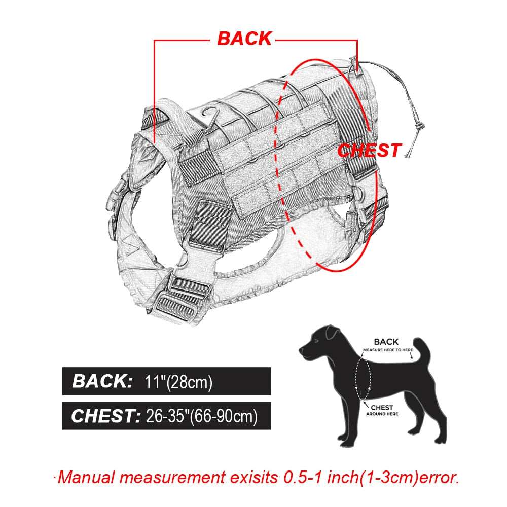 german shepherd tactical harness