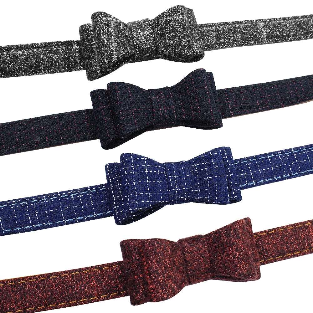 Adjustable Bowknot Dog Collar.