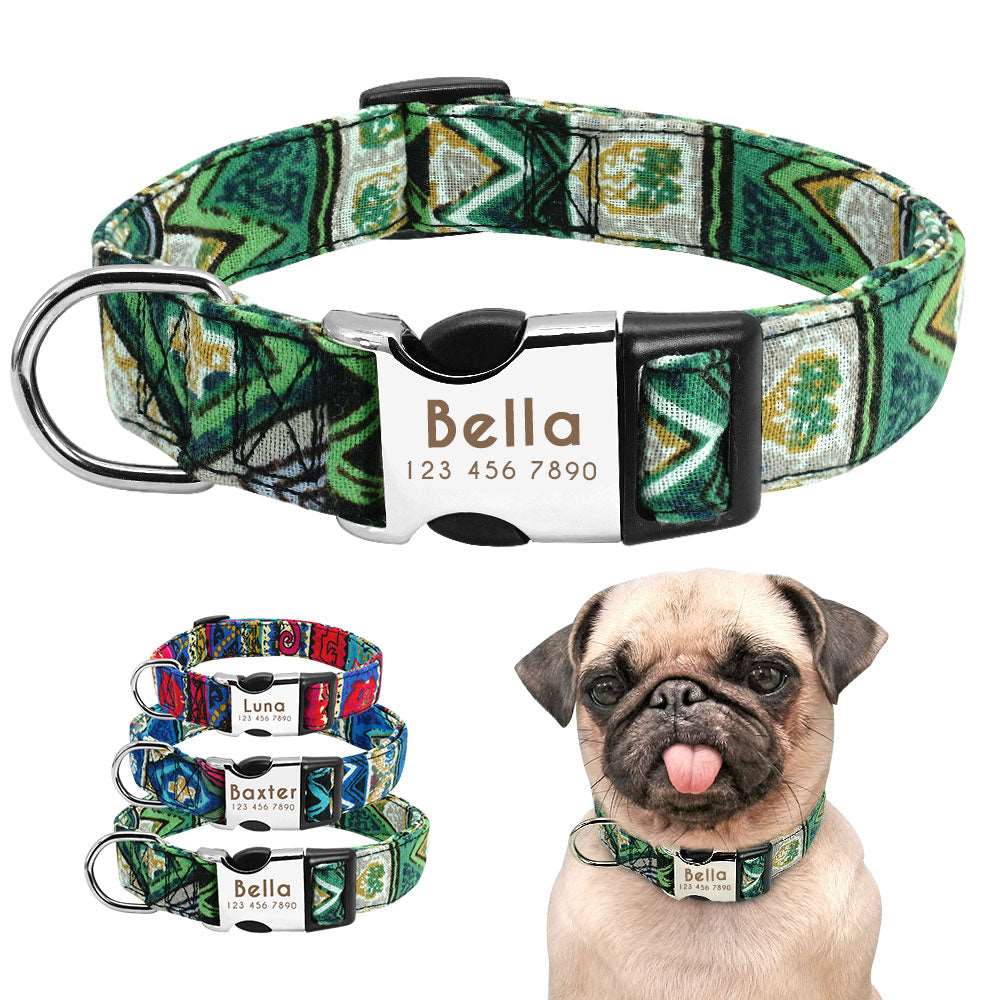 Personalized Nylon Collar