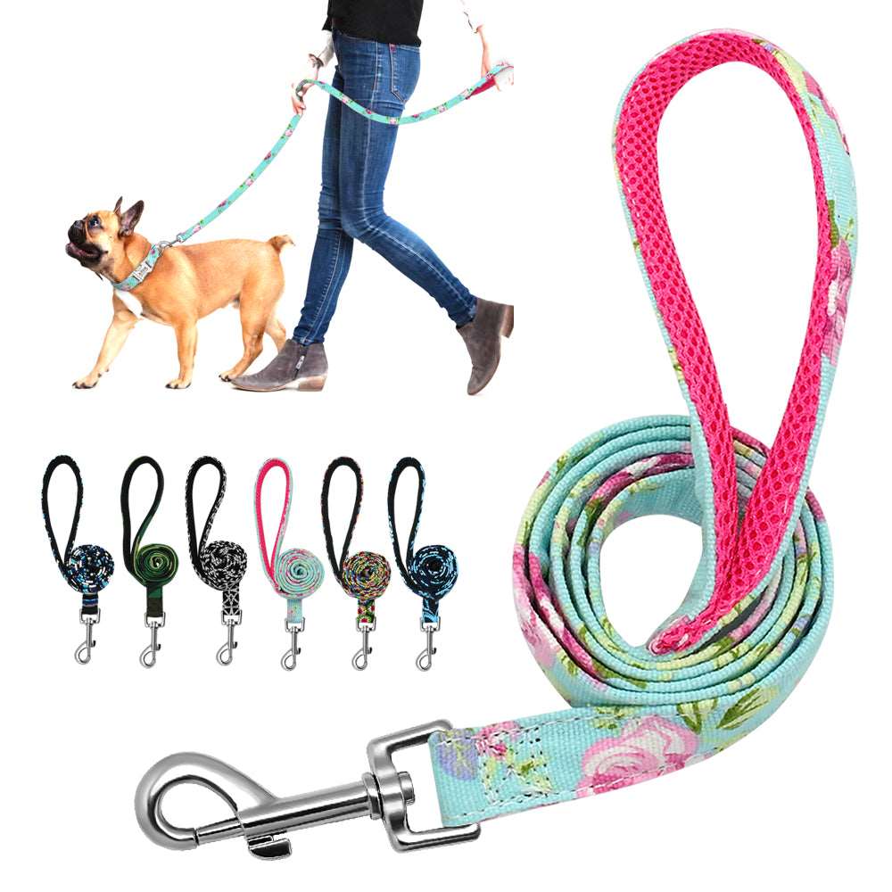 Floral Dog Leash.