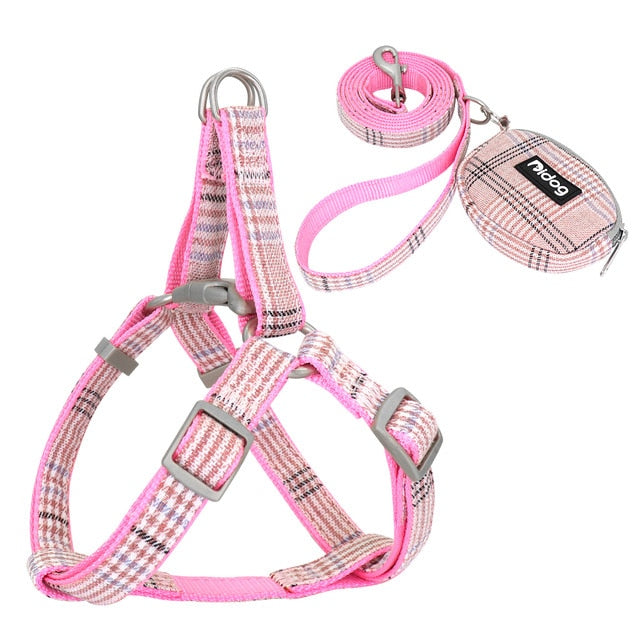 Checkered Dog Adjustable Harness