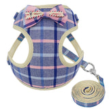 Vivid Plaid Dog Harness.
