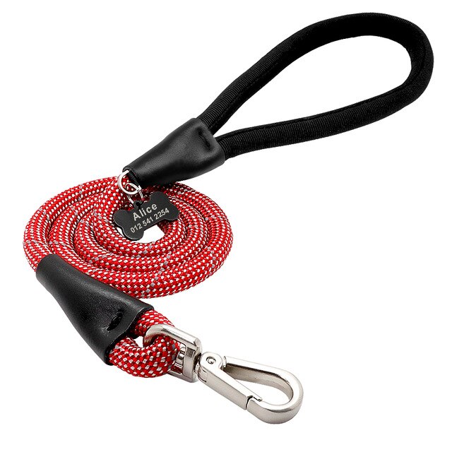 Nylon Reflective Dog Lead Rope.