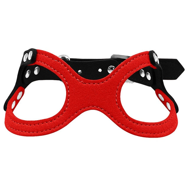 Soft Suede Leather Harness.