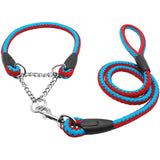 Braided Dog Collar Leash.