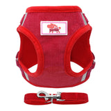 Breathable Mesh Dog Harness Set.