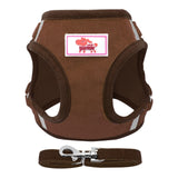 Breathable Mesh Dog Harness Set.