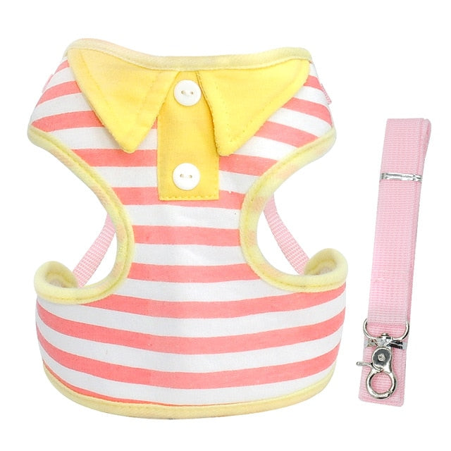 Button Up Breathable Dog Harness.