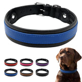 Soft Genuine Leather Dog Collar.