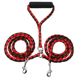 Dual Dog Braided Leash.