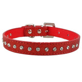 Bling Leather Rhinestone Collar.