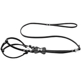 Leather Diamante Bling Dog Harness.