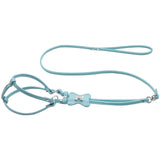 Leather Diamante Bling Dog Harness.