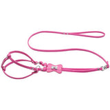 Leather Diamante Bling Dog Harness.