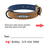Personalized Leather Dog Leash.