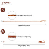 Rolled Braided Dog Leash.