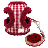 Plush Soft Harness Leash Set.