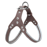 Vest PU Leather Dog Harness