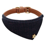 Adjustable Leather Bandana Dog Collar.