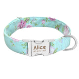 Printed Personalized Dog Leash Set.