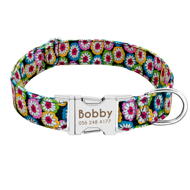 Printed Personalized Dog Leash Set.