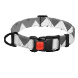 Dog Printed Collar Adjustable.