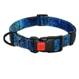 Dog Printed Collar Adjustable.