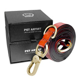 Leather Dog Leash & Collar.