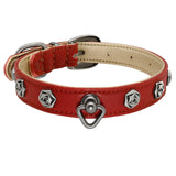 Stud Genuine Leather Dog Collar.