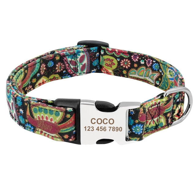 Printed Custom Dog Collar.