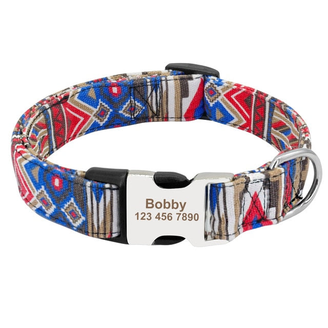 Printed Custom Dog Collar.