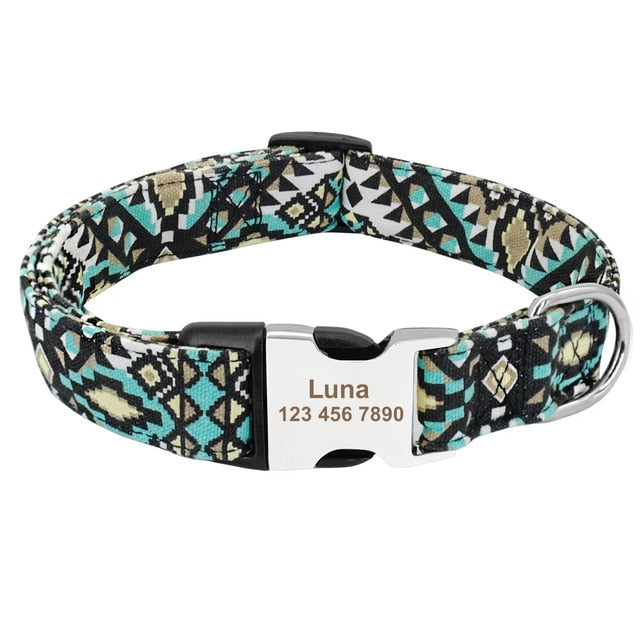 Printed Custom Dog Collar.