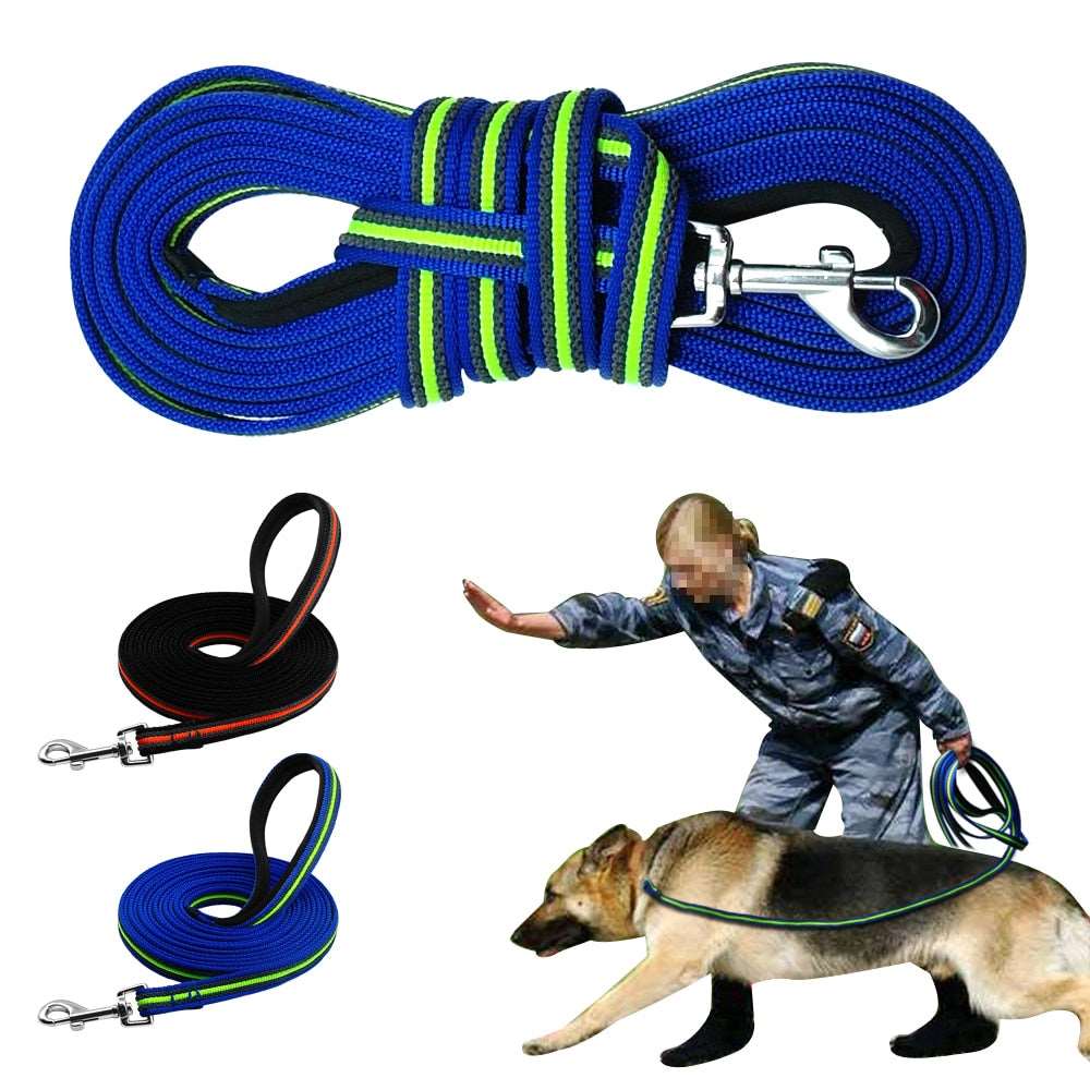Long Nylon Training Dog Leash.