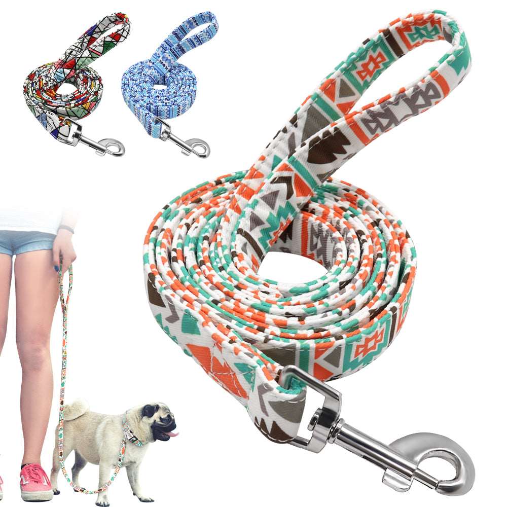 Aztec Print Dog Leash.