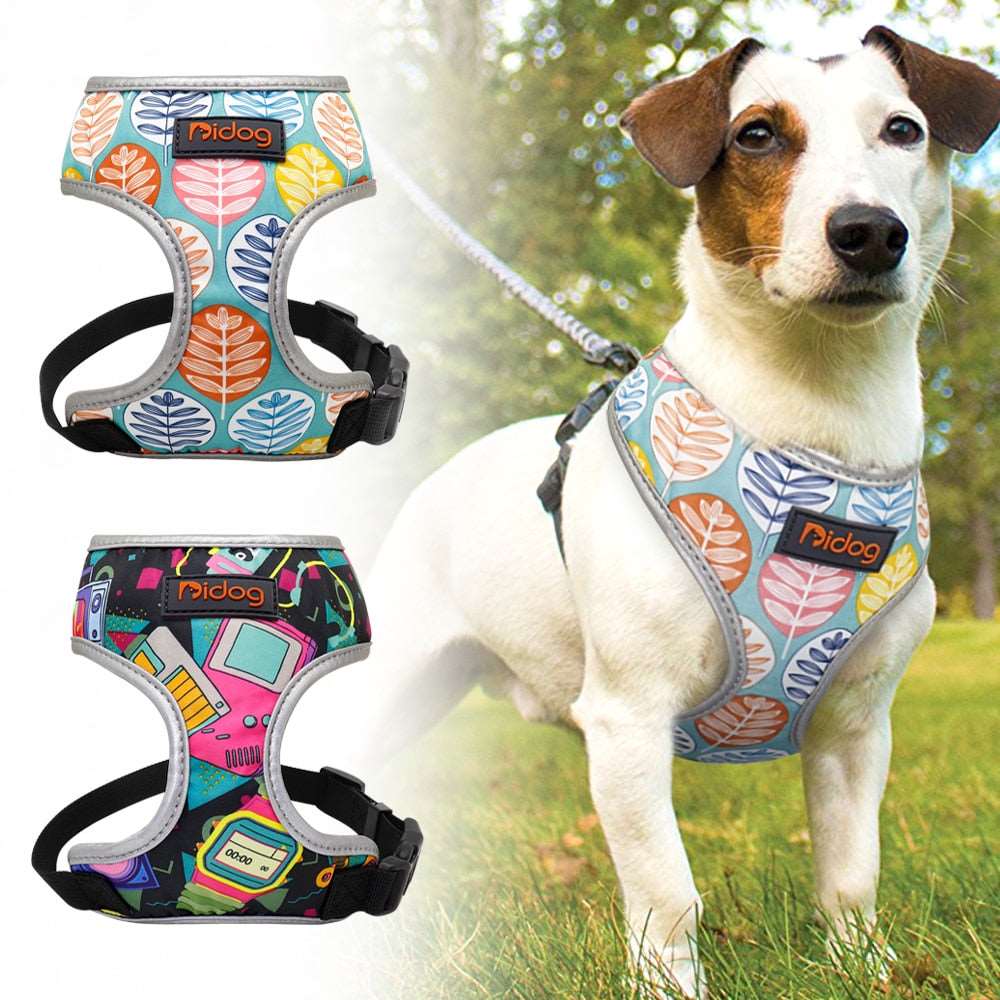 Dog Reflective Adjustable Harness.