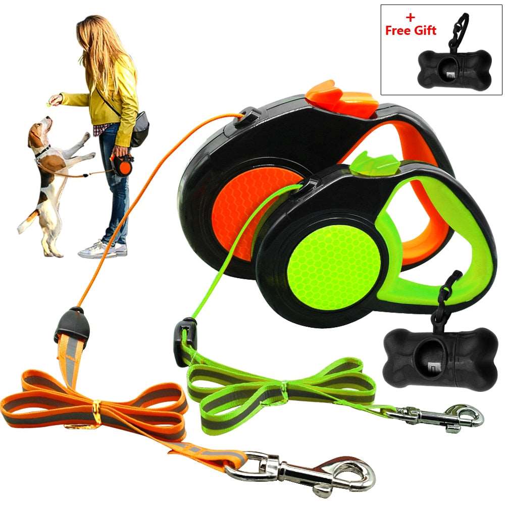 Retractable Extending Dog Leash.