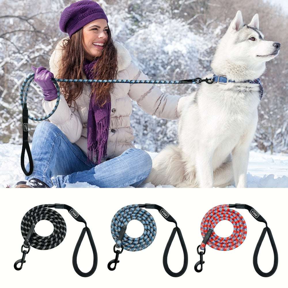 Nylon Reflective Dog Leash.