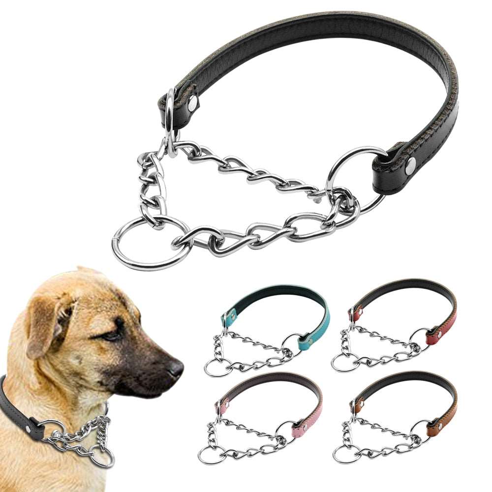Durable Dog Chain Training Collar.