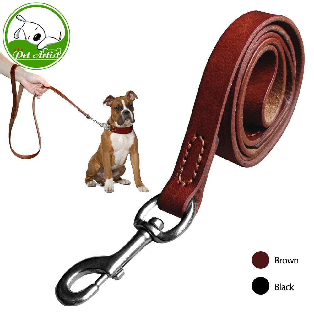 Leather Dog Leash.