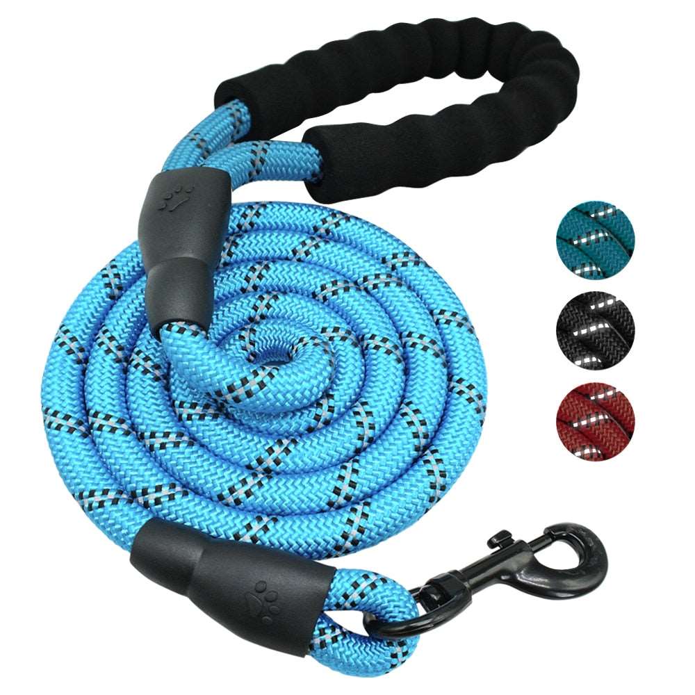 Braided Reflective Dog Leash.